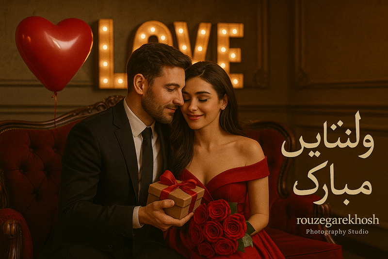 عکاسی ولنتاین | آتلیه عروس | آتلیه روزگارخوش
