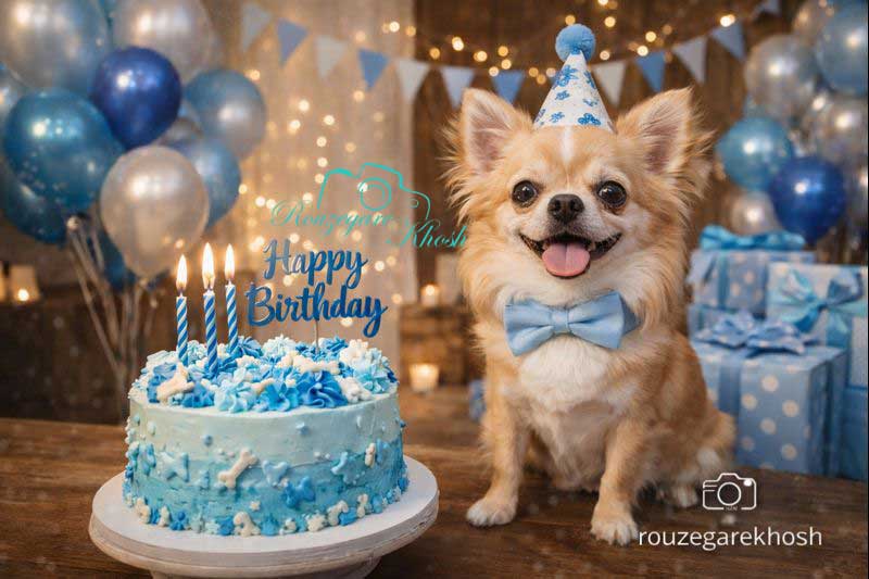 Imageبهترین آتلیه عکاسی و فیلم برداری حیوانات خانگی ویژه تولد و عکاسی پت در منزل و یا آتلیه عکاسی پت و حیوانات خانگی آتلیه تخصصی عکس با حیوانات خانگی